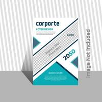 Modern book cover design. Corporate Book Cover Design Template in A4 vector