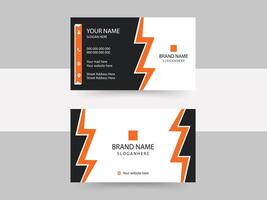 modern business card print templates, double-sided business card design template. vector