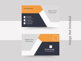 modern business card print templates, double-sided business card design template. vector