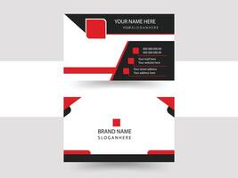 modern business card print templates, double-sided business card design template. vector