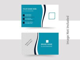 modern business card print templates, double-sided business card design template. vector