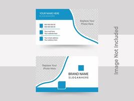 modern business card print templates, double-sided business card design template. vector