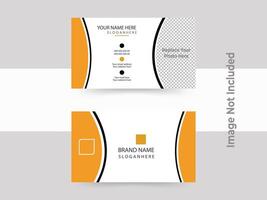 modern business card print templates, double-sided business card design template. vector