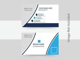 modern business card print templates, double-sided business card design template. vector