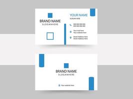 moderno negocio tarjeta impresión plantillas, doble cara negocio tarjeta diseño modelo. vector