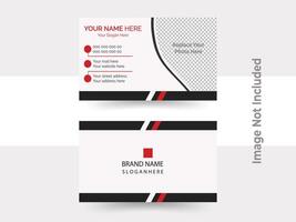 modern business card print templates, double-sided business card design template. vector