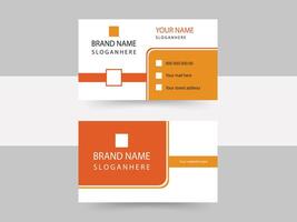 modern business card print templates, double-sided business card design template. vector