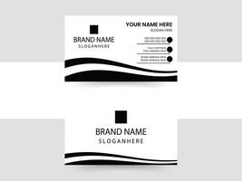 modern business card print templates, double-sided business card design template. vector