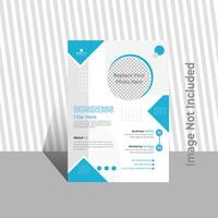 Corporate business flyer template design set. vector