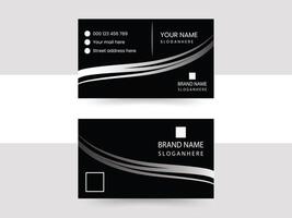 modern business card print templates, double-sided business card design template. vector