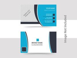 modern business card print templates, double-sided business card design template. vector