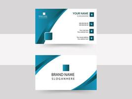 modern business card print templates, double-sided business card design template. vector