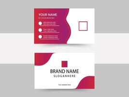 Modern Business Card Design vector