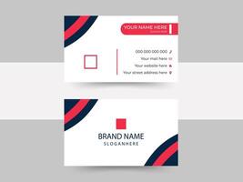 Modern Business Card Design vector