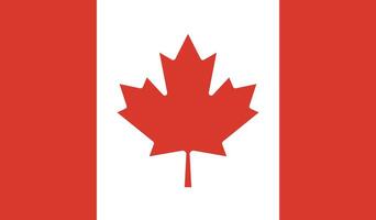 bandera Canadá diseño California vector