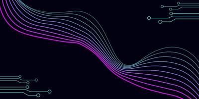 Tech template in cyberpunk style geometric shape. vector