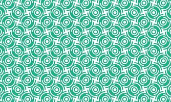 Seamless pattern with thick outlined circles in green. Stylish geometric texture. Modern abstract background. vector