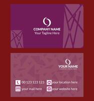 Professional Creative Business card vector