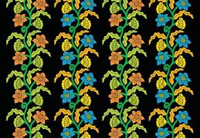 impreso indonesio batik motivos con exclusivo y clásico balinés estilo floral y planta patrones son adecuado para varios propósitos. eps 10 vector