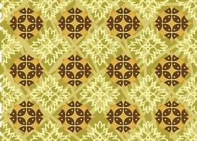 Indonesian batik motifs with very distinctive, exclusive plant patterns. EPS 10 vector