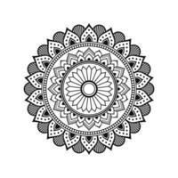 patrón de mandala de lujo ornamental vector