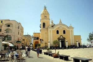 Procida around the island during the summer. photo