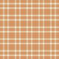 Japanese pattern fabric seamless, nostalgic texture tartan background. Composition check textile plaid in orange and old lace colors. vector