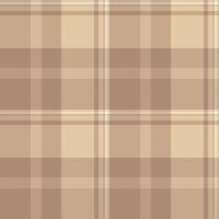 Seamless tartan of textile plaid pattern with a check texture background fabric. vector