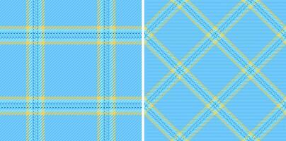 Pattern tartan seamless of background fabric with a texture check plaid textile. vector