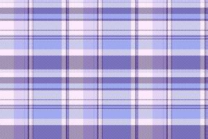 Seamless plaid pattern of tartan textile with a background fabric check texture. vector
