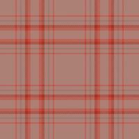 Plaid seamless pattern in red. Check fabric texture. textile print. vector