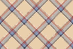 Tartan plaid background, diagonal check seamless pattern. fabric texture for textile print, wrapping paper, gift card, wallpaper. vector