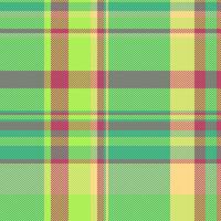 Creative seamless fabric pattern, curtain textile background . Suite tartan plaid check texture in mint and green colors. vector