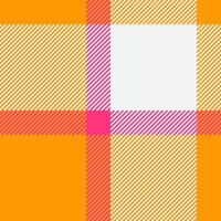 Textile tartan plaid of seamless background with a check fabric pattern texture. vector