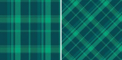 Tartan pattern seamless of plaid check with a textile fabric background texture. Set in fashionable colors for vogue fashion trends in the season. vector