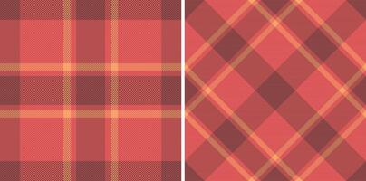 Texture fabric seamless of pattern textile with a plaid check background tartan. vector