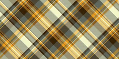 Finish fabric check tartan, modern plaid pattern. Infant textile seamless background texture in pastel and light colors. vector