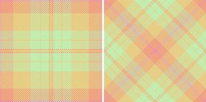 Plaid textile texture of background check tartan with a fabric pattern seamless . vector