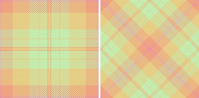 Plaid textile texture of background check tartan with a fabric pattern seamless . vector