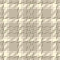 Textile background fabric of check seamless with a plaid tartan texture pattern. vector