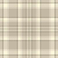 Textile background fabric of check seamless with a plaid tartan texture pattern. vector