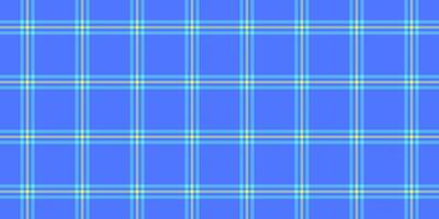 New year check textile background, gentleman seamless texture fabric. Free tartan pattern plaid in blue and cyan colors. vector