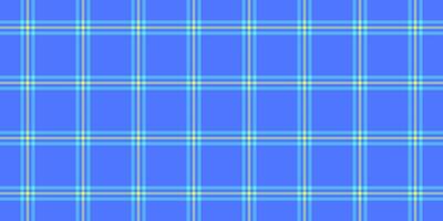 New year check textile background, gentleman seamless texture fabric. Free tartan pattern plaid in blue and cyan colors. vector