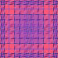 Plaid tartan pattern of background seamless fabric with a textile texture check. vector