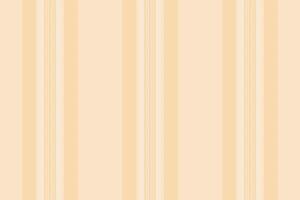 Poster lines seamless vertical, lined pattern textile. Designer texture stripe fabric background in light and amber colors. vector