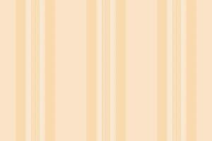 Poster lines seamless vertical, lined pattern textile. Designer texture stripe fabric background in light and amber colors. vector