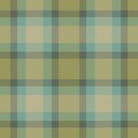 Plaid seamless pattern in green. Check fabric texture. textile print. vector