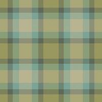 Plaid seamless pattern in green. Check fabric texture. textile print. vector