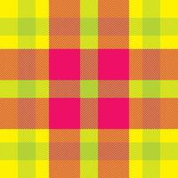 Plaid check pattern. Seamless fabric texture. Tartan textile print. vector