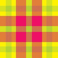 Plaid check pattern. Seamless fabric texture. Tartan textile print. vector